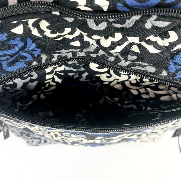 Vera Bradley Canterberry Cobalt Large Campus Backpack 15” x 11” x 5” - Picture 11 of 11
